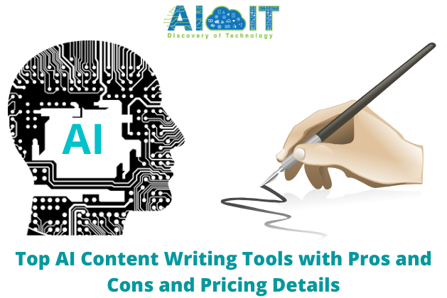 Top 6 AI Content Writing Tools with Pros and Cons and Pricing Details