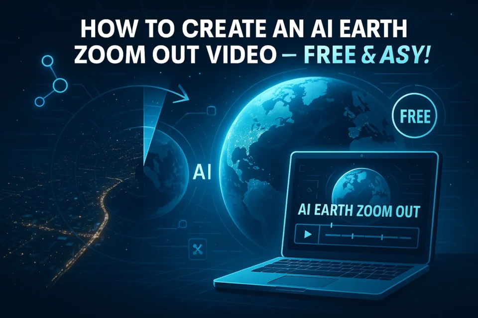 How to Create an AI Earth Zoom Out Video for Free?