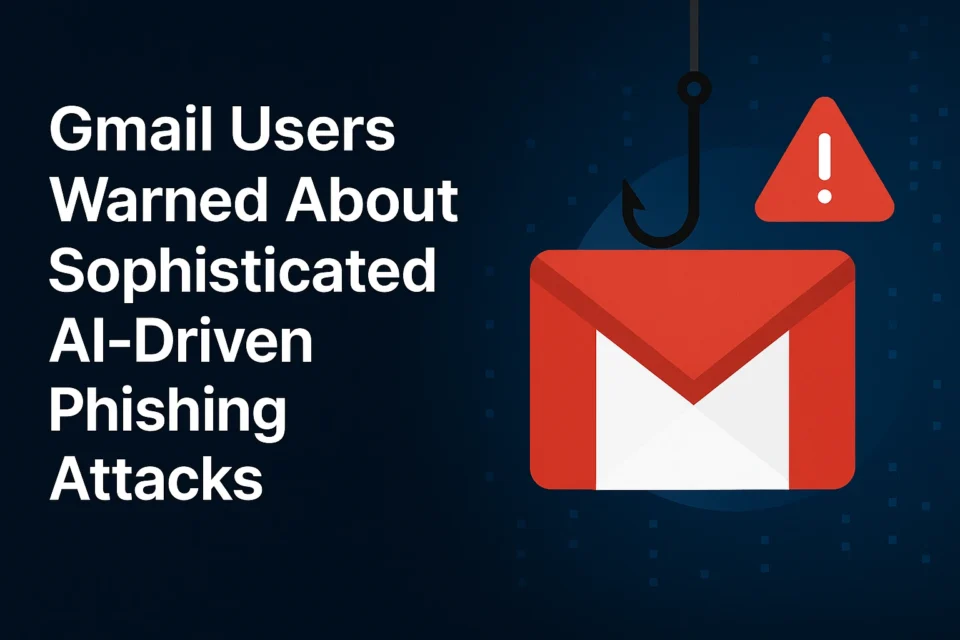 Gmail users warned about sophisticated ai-driven phishing attacks