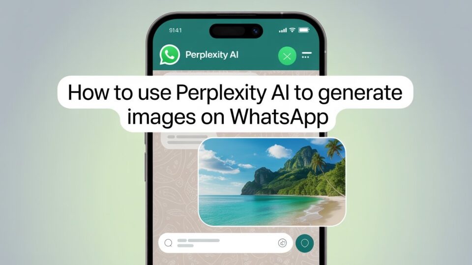 How to Use Perplexity AI to Generate Images on WhatsApp?
