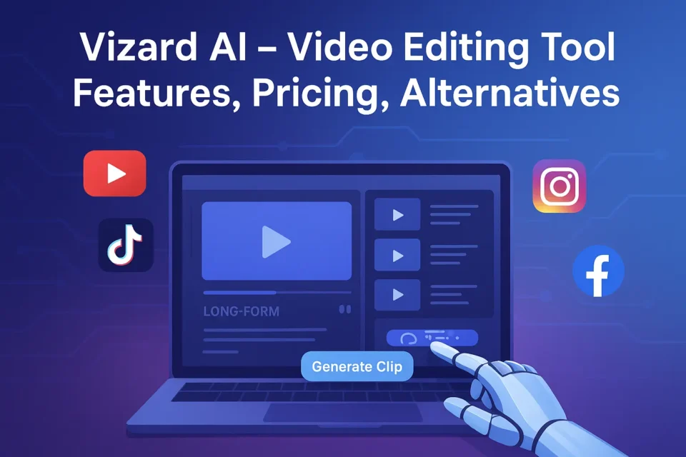 Vizard AI – Video Editing Tool Features, Pricing, Alternatives