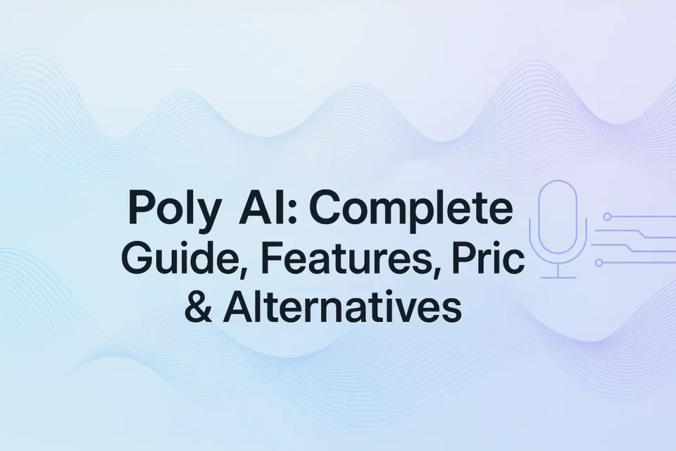 Poly AI (The Enterprise Voice-First Conversational Platform) Complete Guide, Features, Pricing & Alternatives