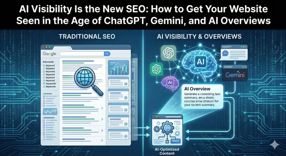 AI Visibility Is the New SEO: How to Get Your Website Seen in the Age of ChatGPT, Gemini, and AI Overviews