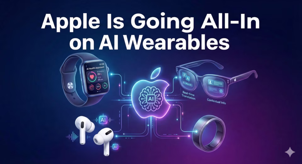 Apple AI Wearables: Smart Glasses, AI AirPods & Siri Vision Upgrade