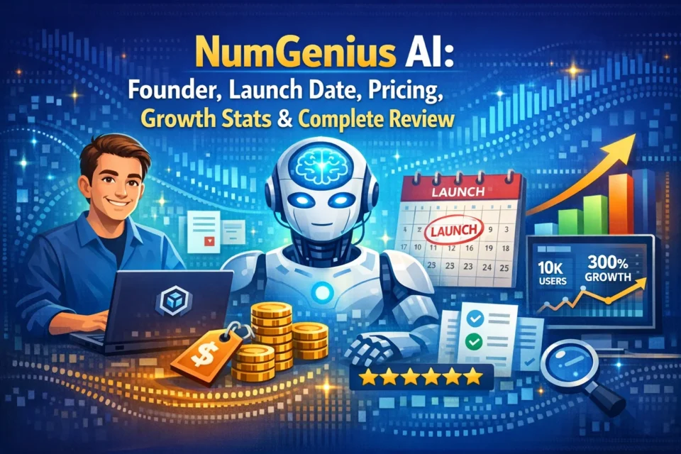 NumGenius AI: Founder, Launch Date, Pricing, Growth Stats & Complete 2026 Review