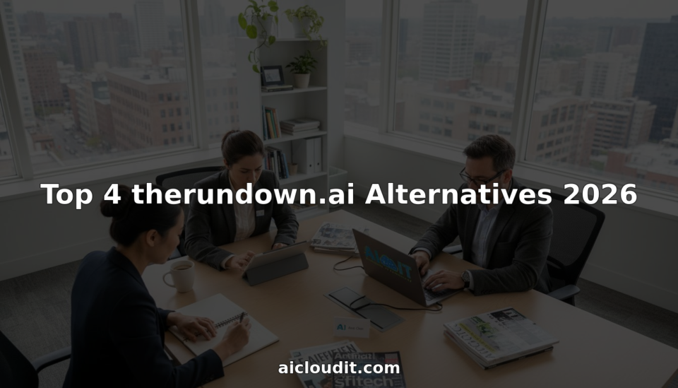 Team comparing AI news and technology platforms