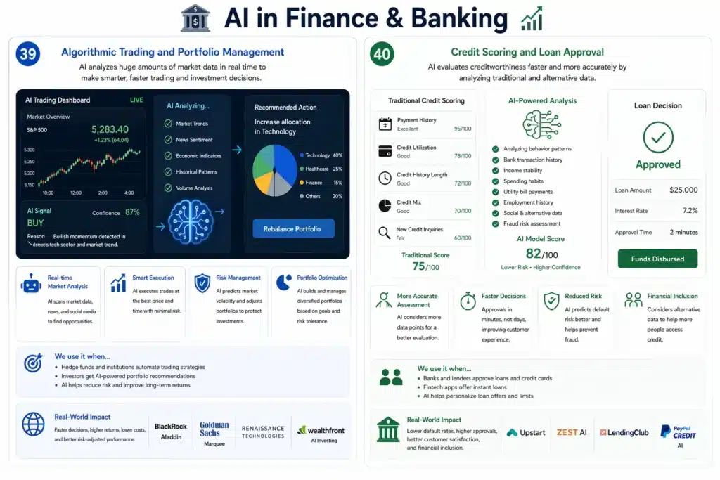 AI in Finance & Banking examples in daily life