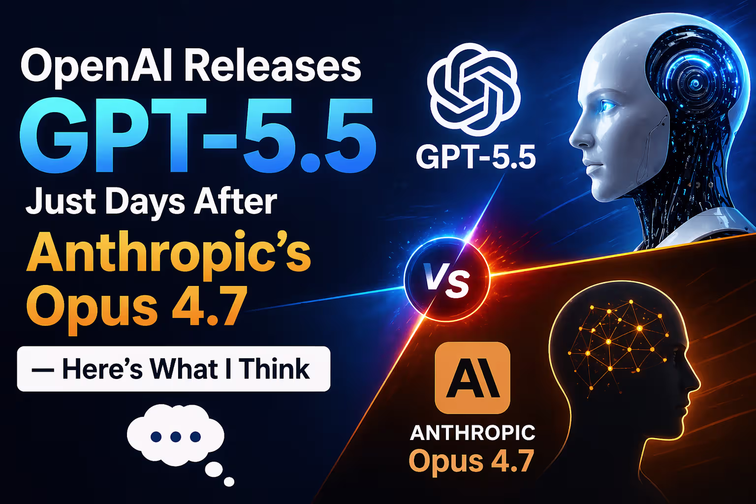 OpenAI Releases GPT-5.5 Just Days After Anthropic's Opus 4.7