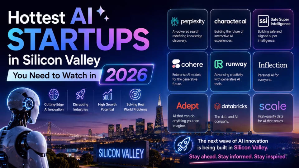 Hottest AI Startups in Silicon Valley You Need to Watch in 2026
