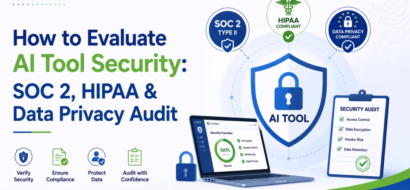 How to Evaluate AI Tool Security: SOC 2, HIPAA & Data Privacy Audit?