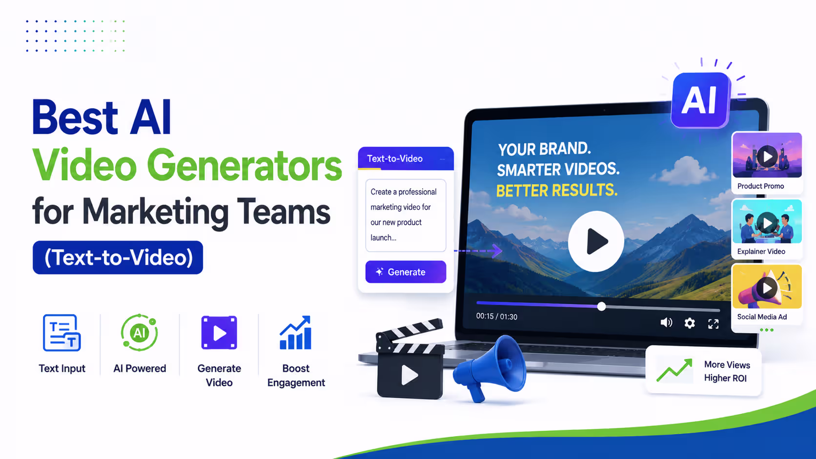 Best AI Video Generators for Marketing Teams (Text-to-Video)