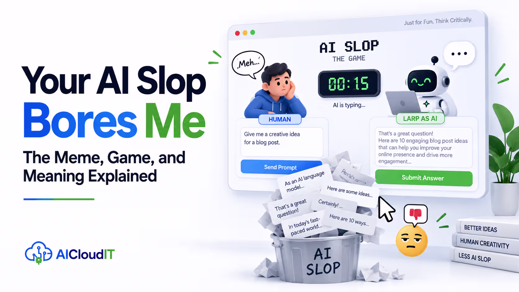 Your AI Slop Bores Me What It Means and How the Viral Game Works
